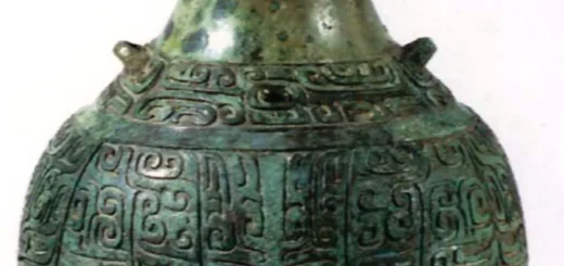 Ancient vessel that contained mead found at the site at Jiahu, China.